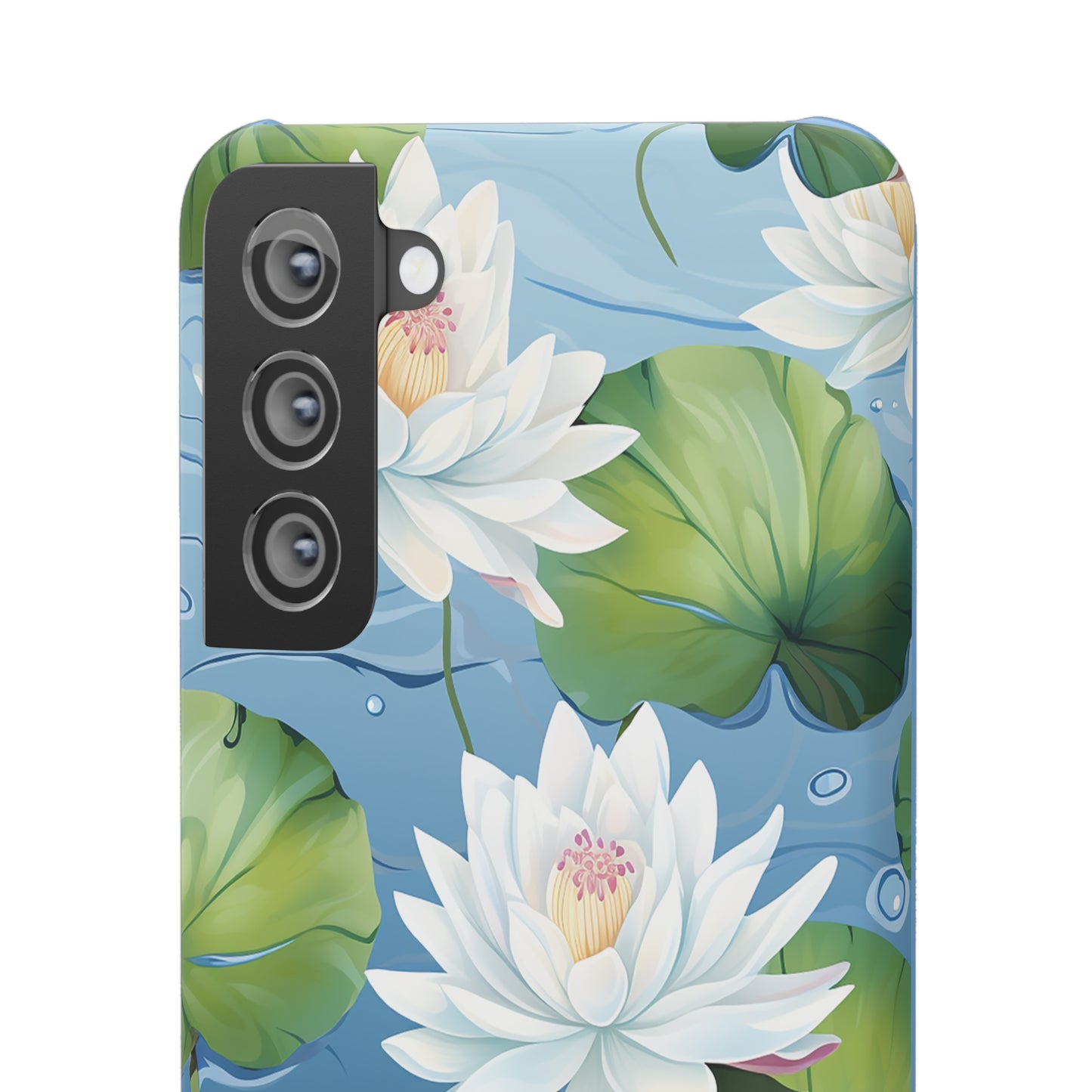 Elegant Water Lilies: Premium Phone Case