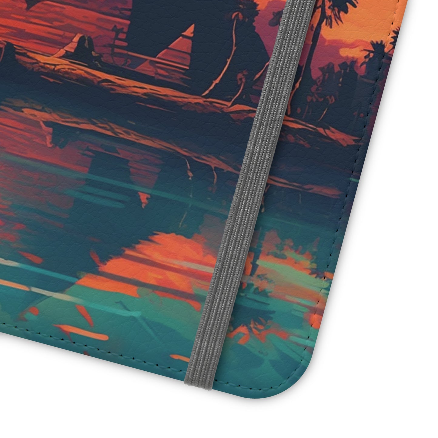 Egyptian Pyramid at Sunset Flip Phone Case - Carry the Mystique of Ancient Egypt with You