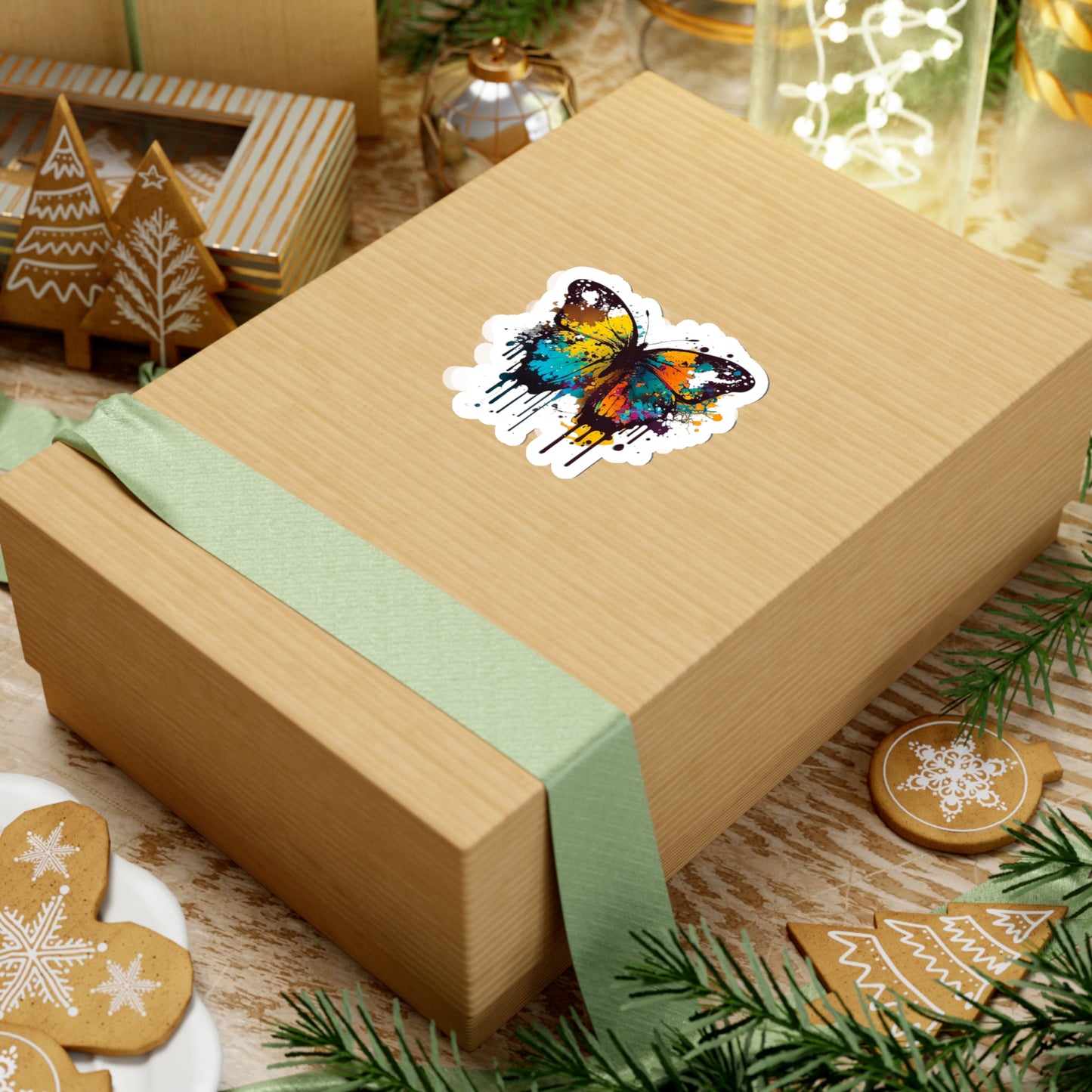 Watercolor Butterfly Sticker - Add Some Beautiful and Unique Style to Your Tech