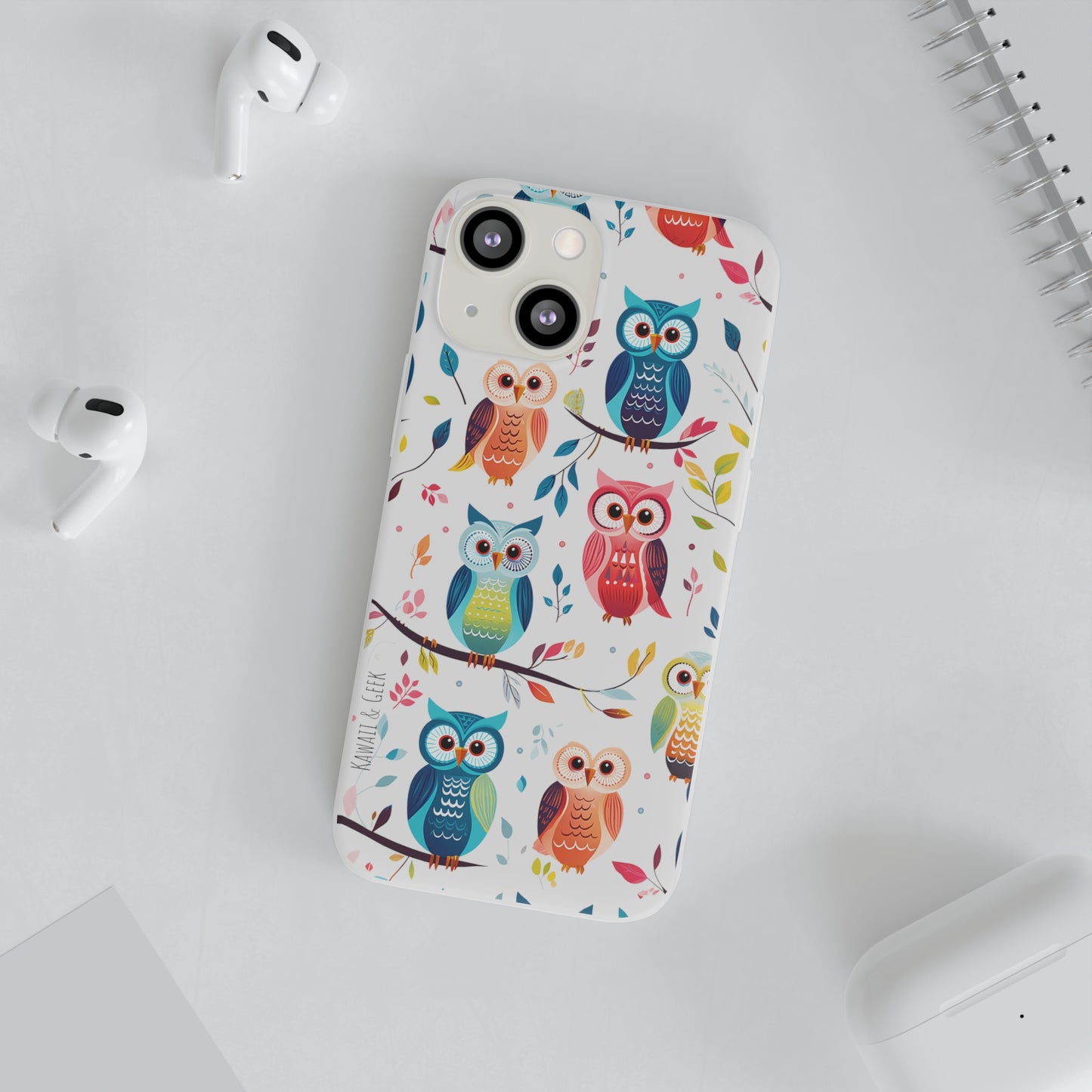Whimsical Owl Flexi and Transparent Phone Case