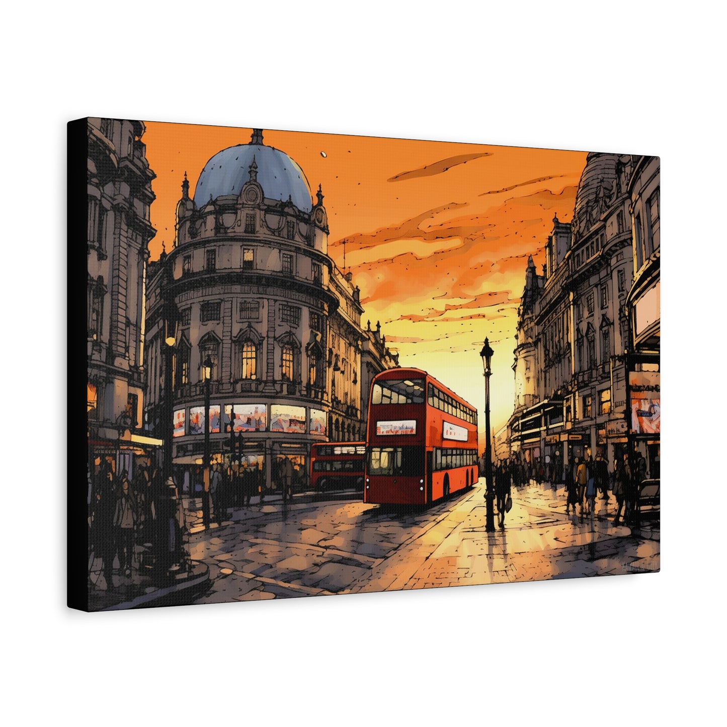 London Sunset Canvas - Immerse Yourself in the Timeless Beauty of the City