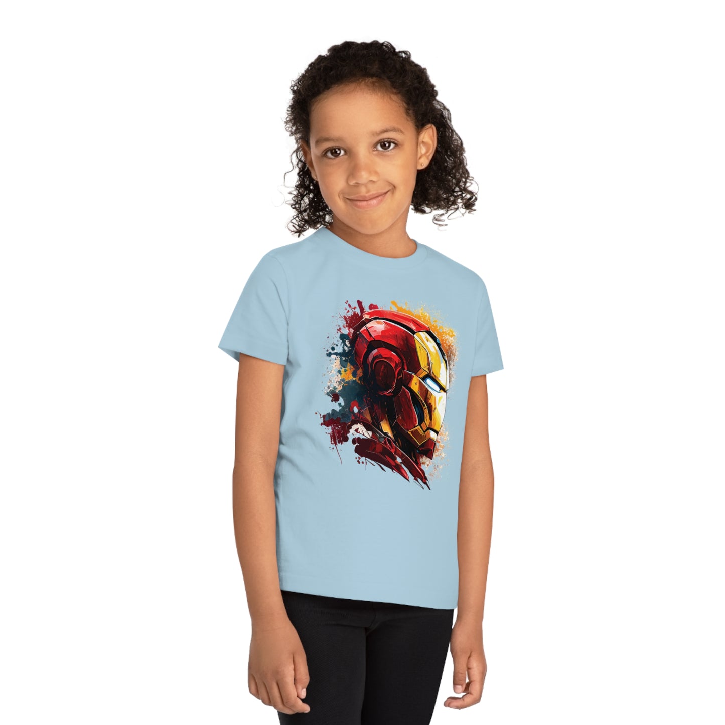 Iron Man Kids Eco-Friendly T-Shirt - Unleash Superhero Power with Sustainability - Marvel Avengers