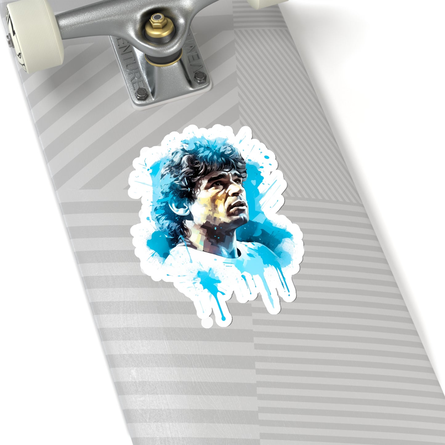 Diego Maradona Watercolor Tribute Sticker