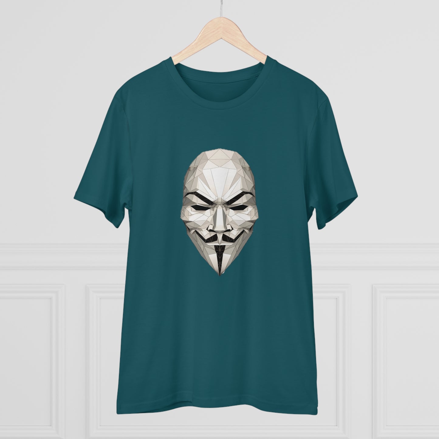 V Mask Polygonal T-Shirt - Embrace Anonymous Resistance