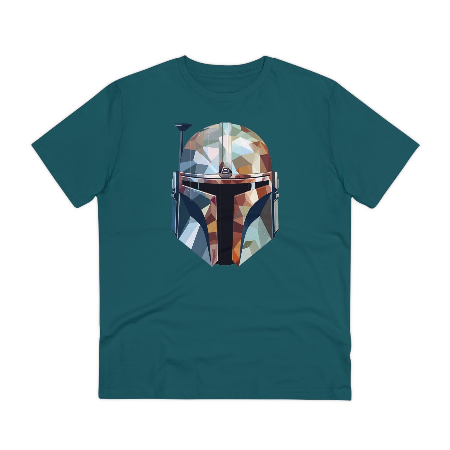 The Mandalorian Polygonal T-Shirt - Embrace Interstellar Adventure - Star Wars
