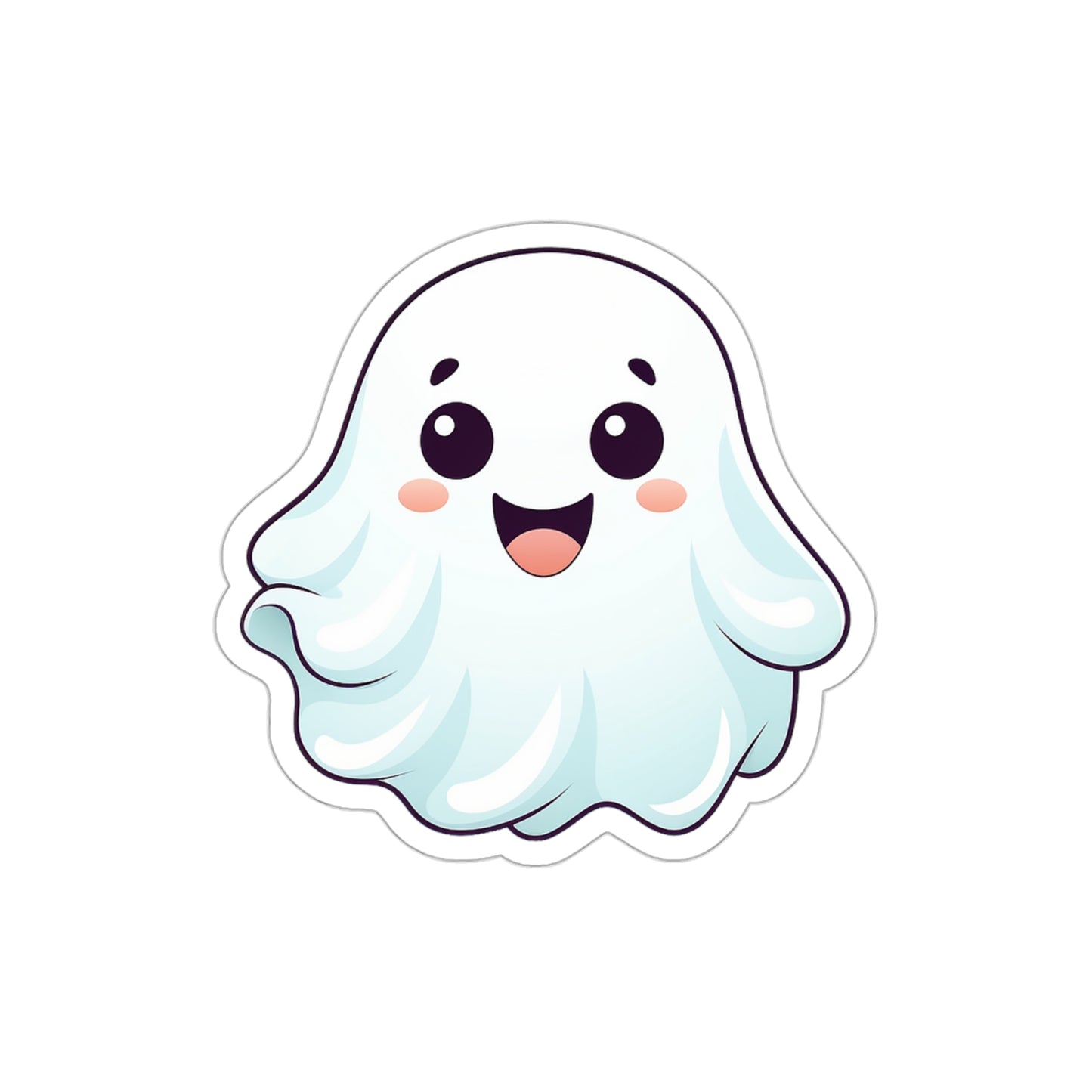 Halloween Special: Kawaii Ghost Sticker