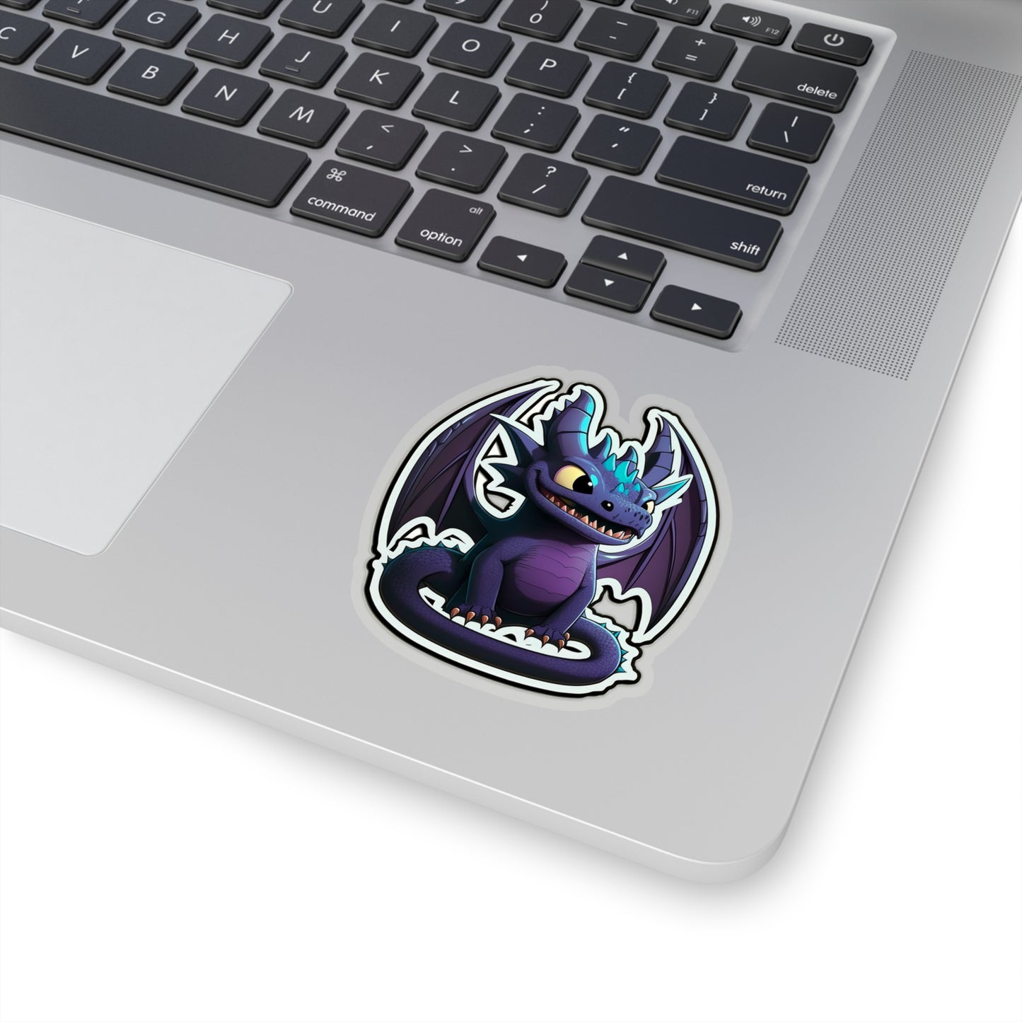 Kawaii Purple Dragon Sticker - Add Some Cute and Unique Style to Your Tech