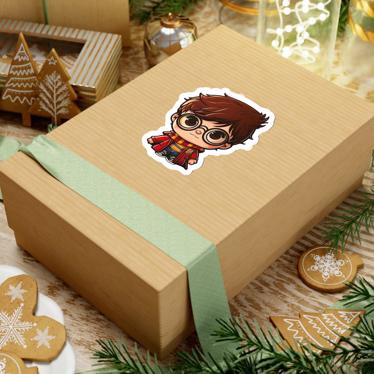 Kawaii Harry Potter Sticker - Add Some Cute and Magical Style to Your Tech