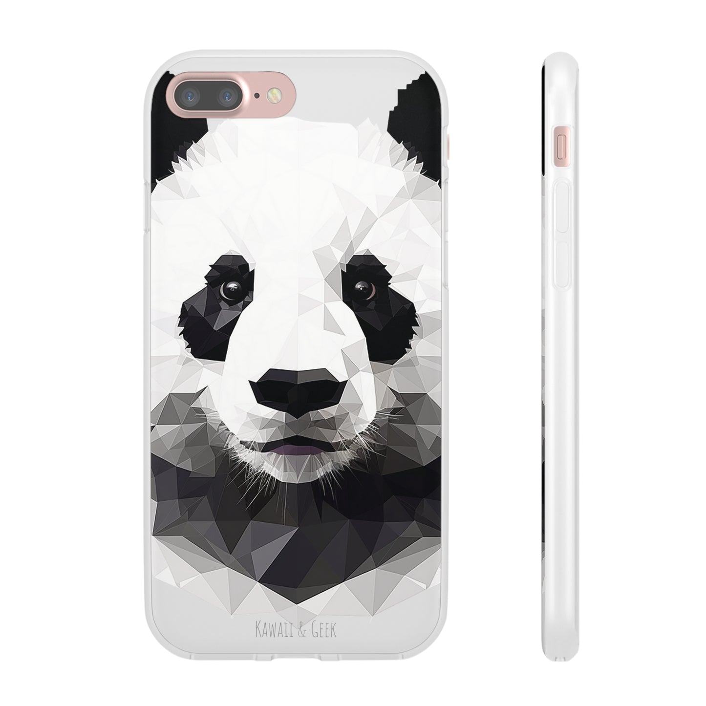 Cute Polygonal Panda Flexi phone Case - Protect Your Phone with Some Unique and Adorable Style