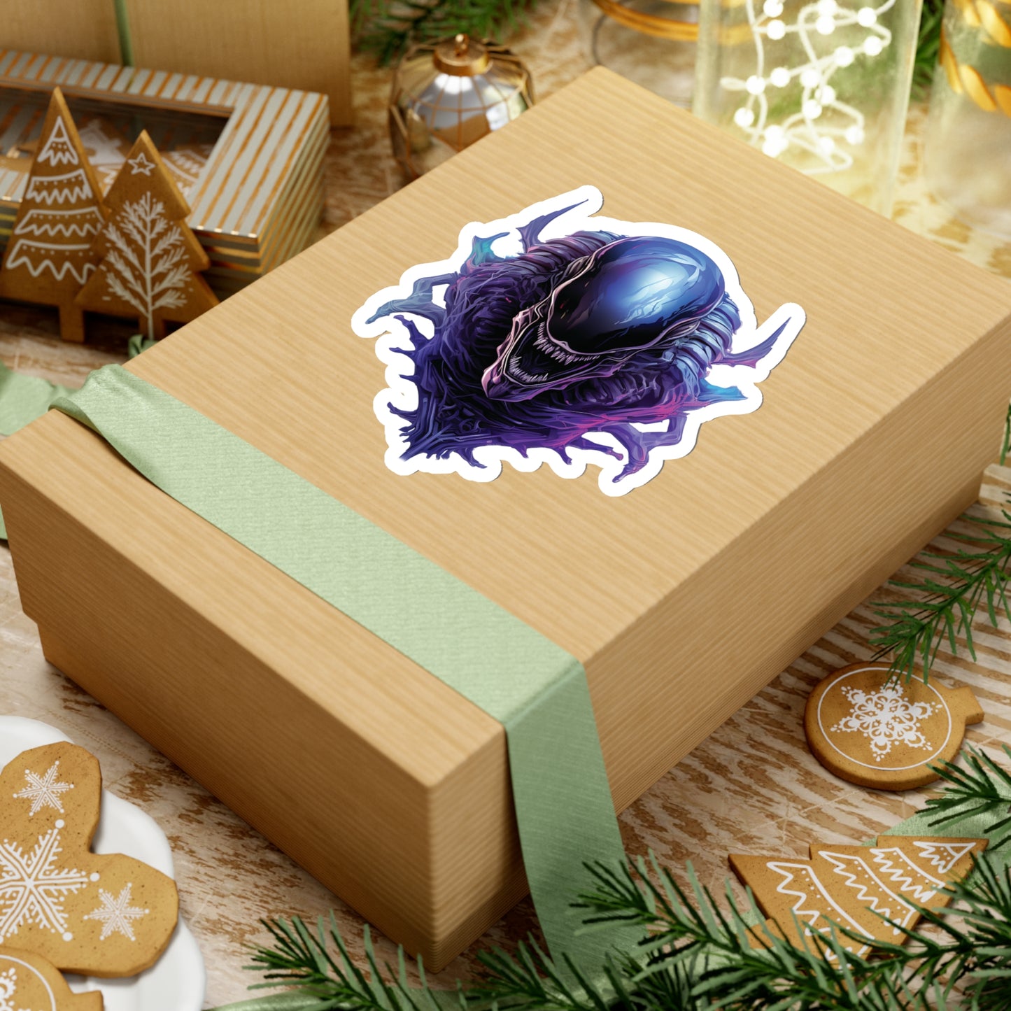 Alien Xenomorph Sticker - Unleash Extraterrestrial Menace