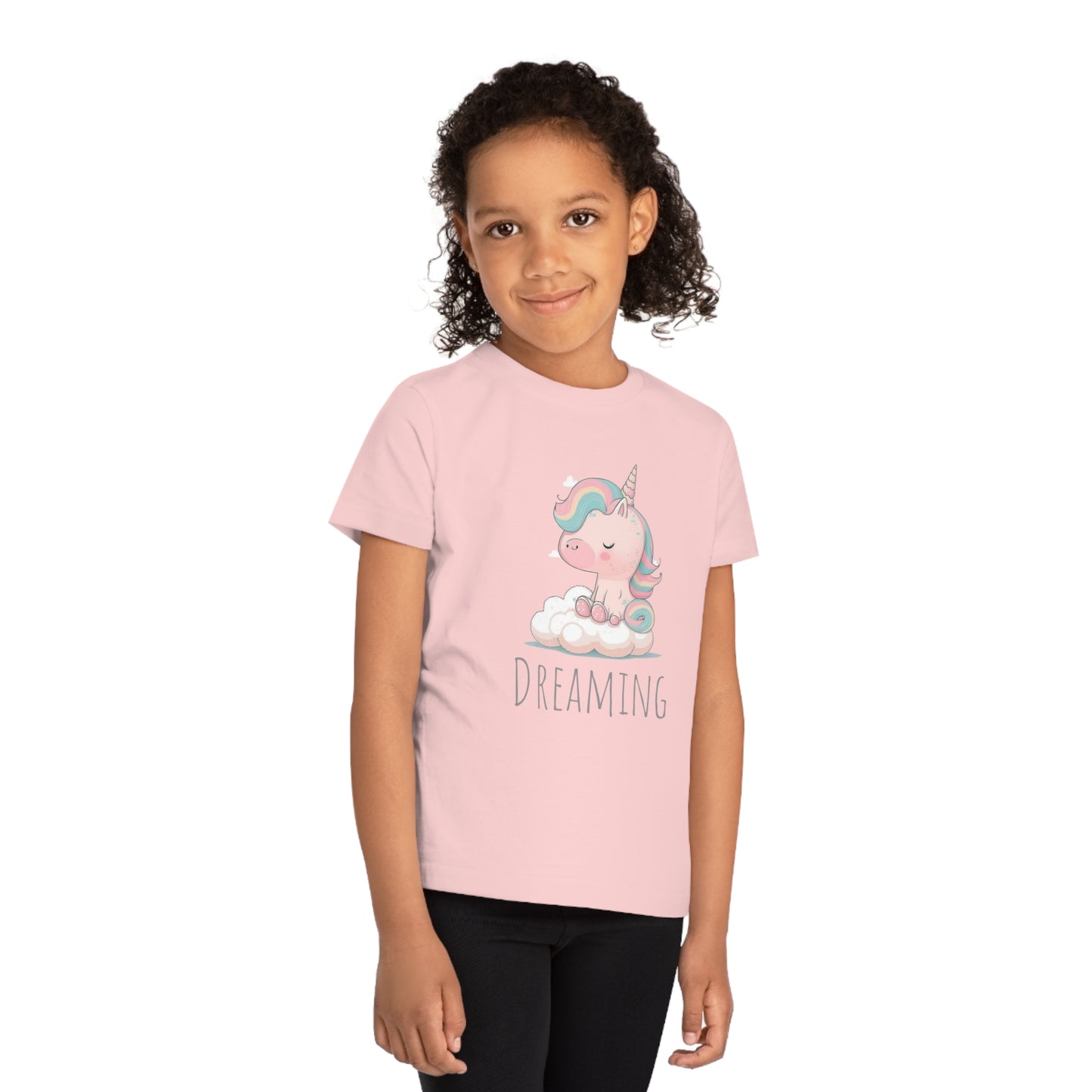 Dreaming Unicorn Kids Eco-Friendly T-Shirt - Spark Imagination with Magical Comfort