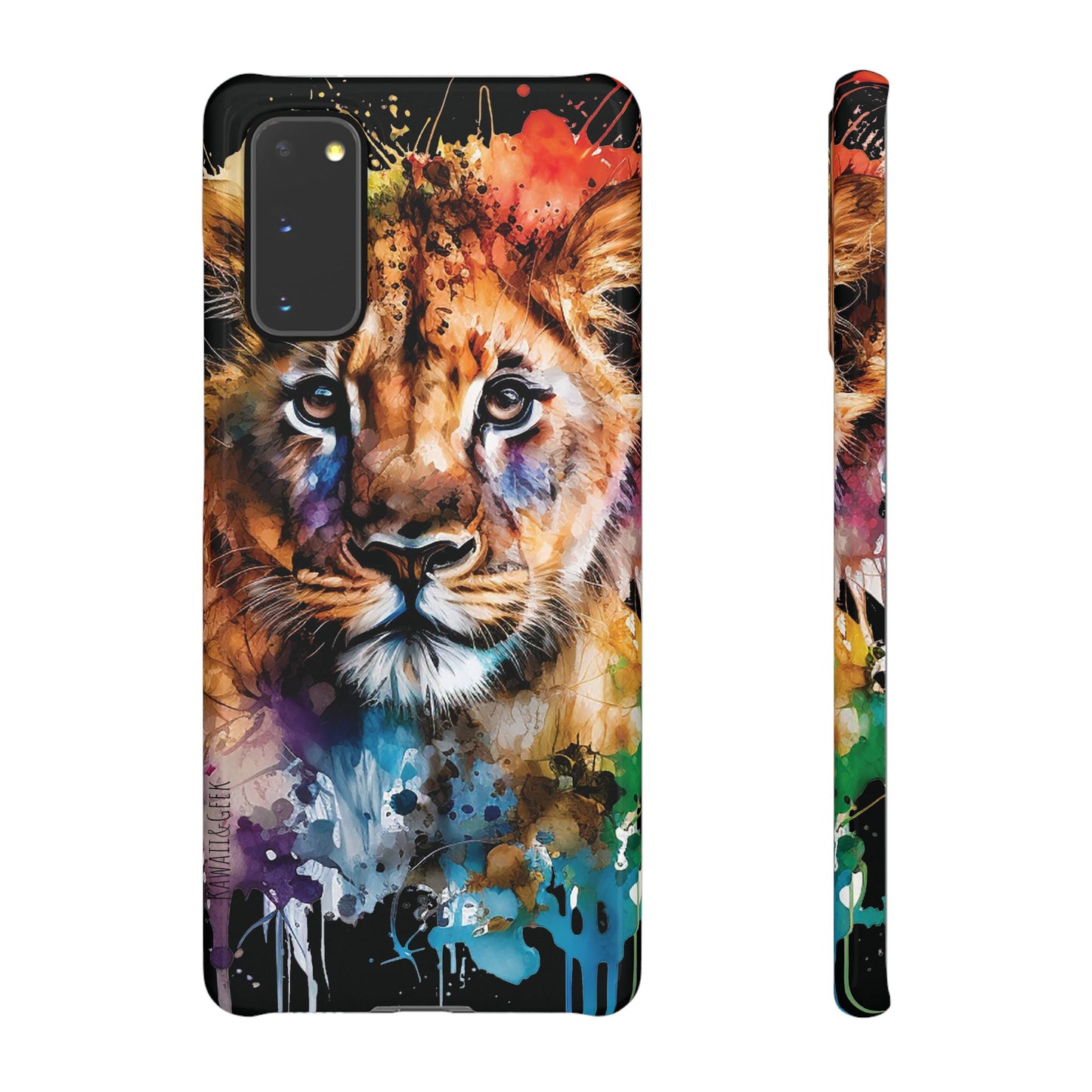 Phone Case Watercolor Lion Cub