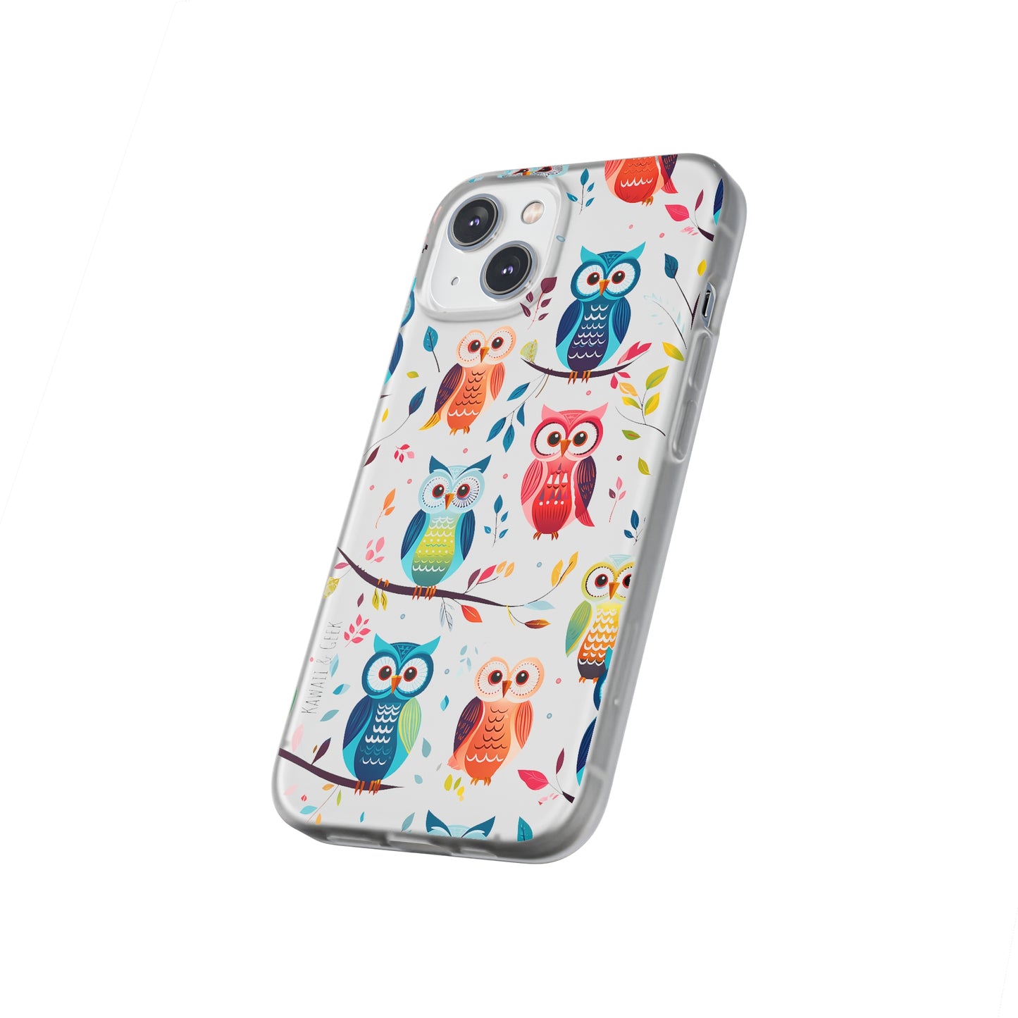 Whimsical Owl Flexi and Transparent Phone Case