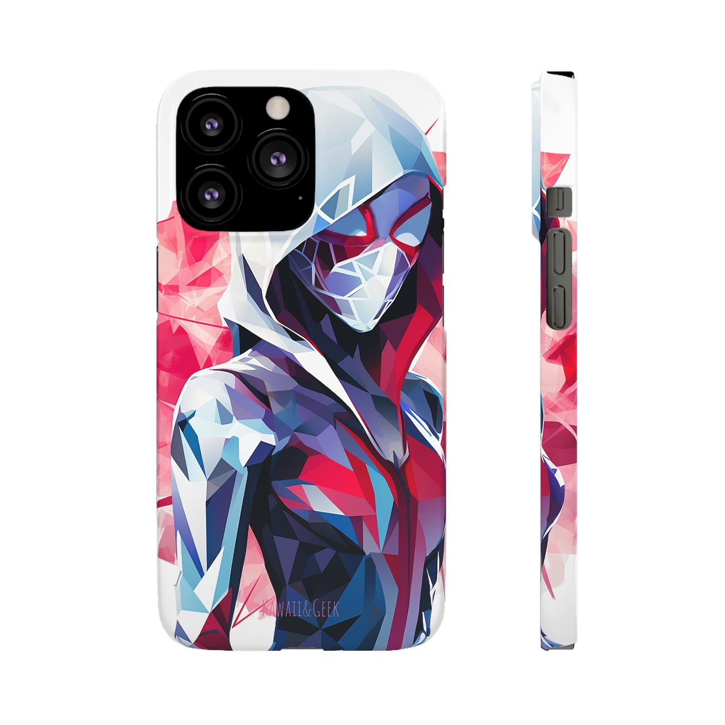 Spider Gwen Stacy Phone Case - Add Some Geometric and Heroic Style to Your Phone - Miles Morales