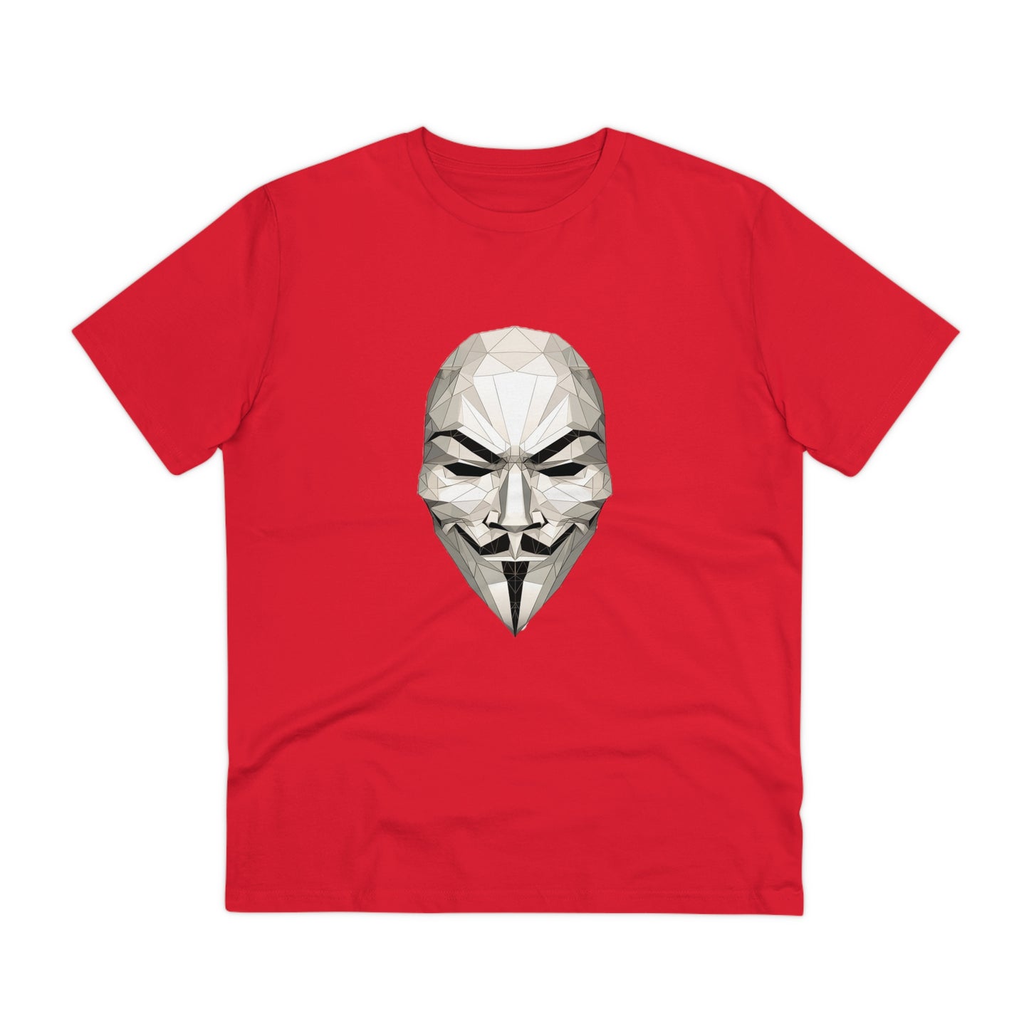 V Mask Polygonal T-Shirt - Embrace Anonymous Resistance