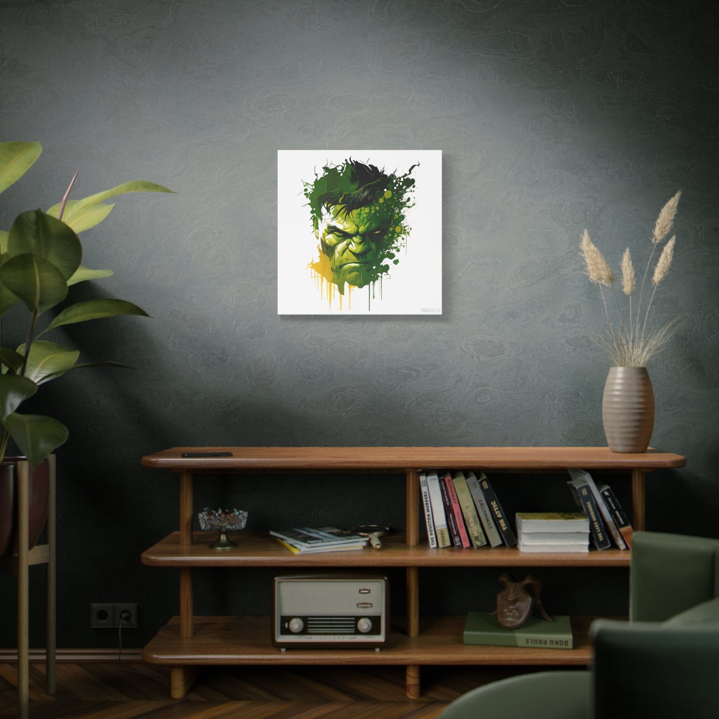 Hulk Canva - Add Some Pop-Art and Watercolor Style to Your Wall Decor - Marvel Avengers