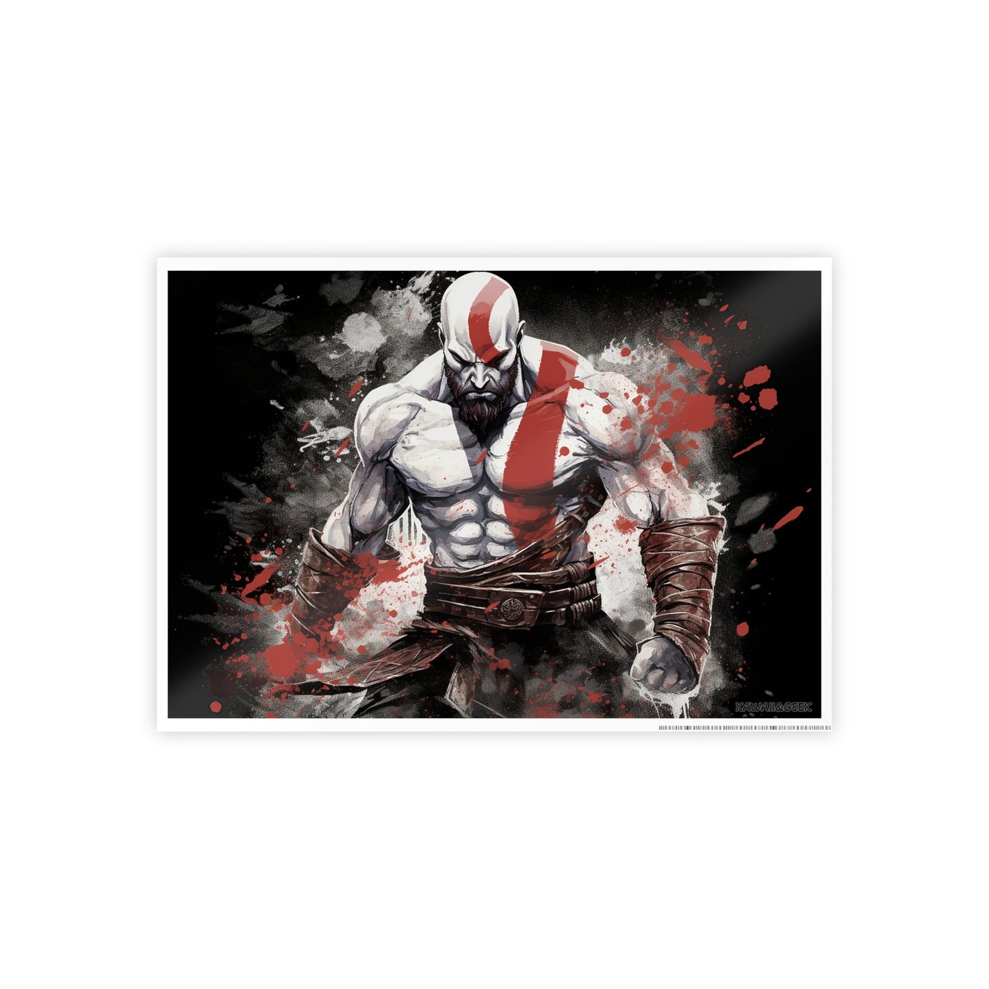 Kratos Poster - Embrace the Power and Artistry of the God of War