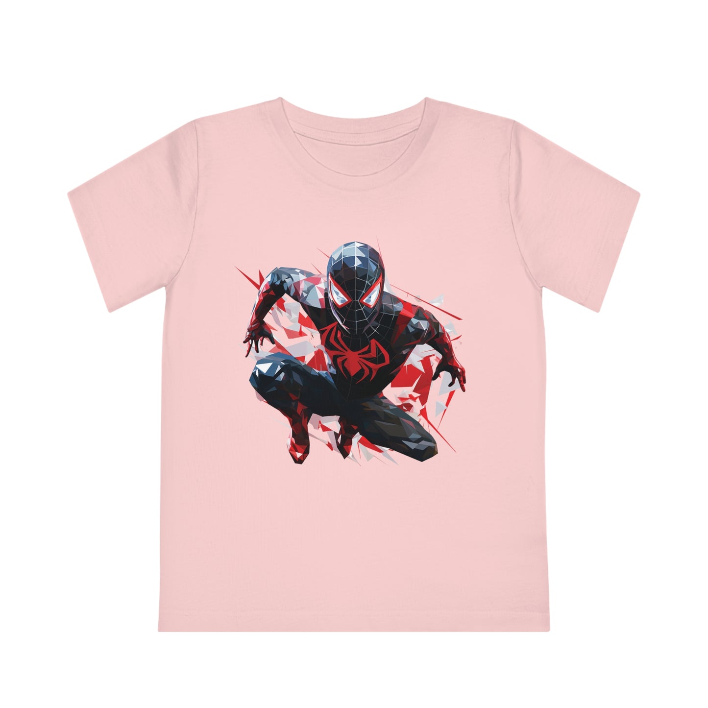 Miles Morales Polygonal Kids T-Shirt - Embrace Spidey Style
