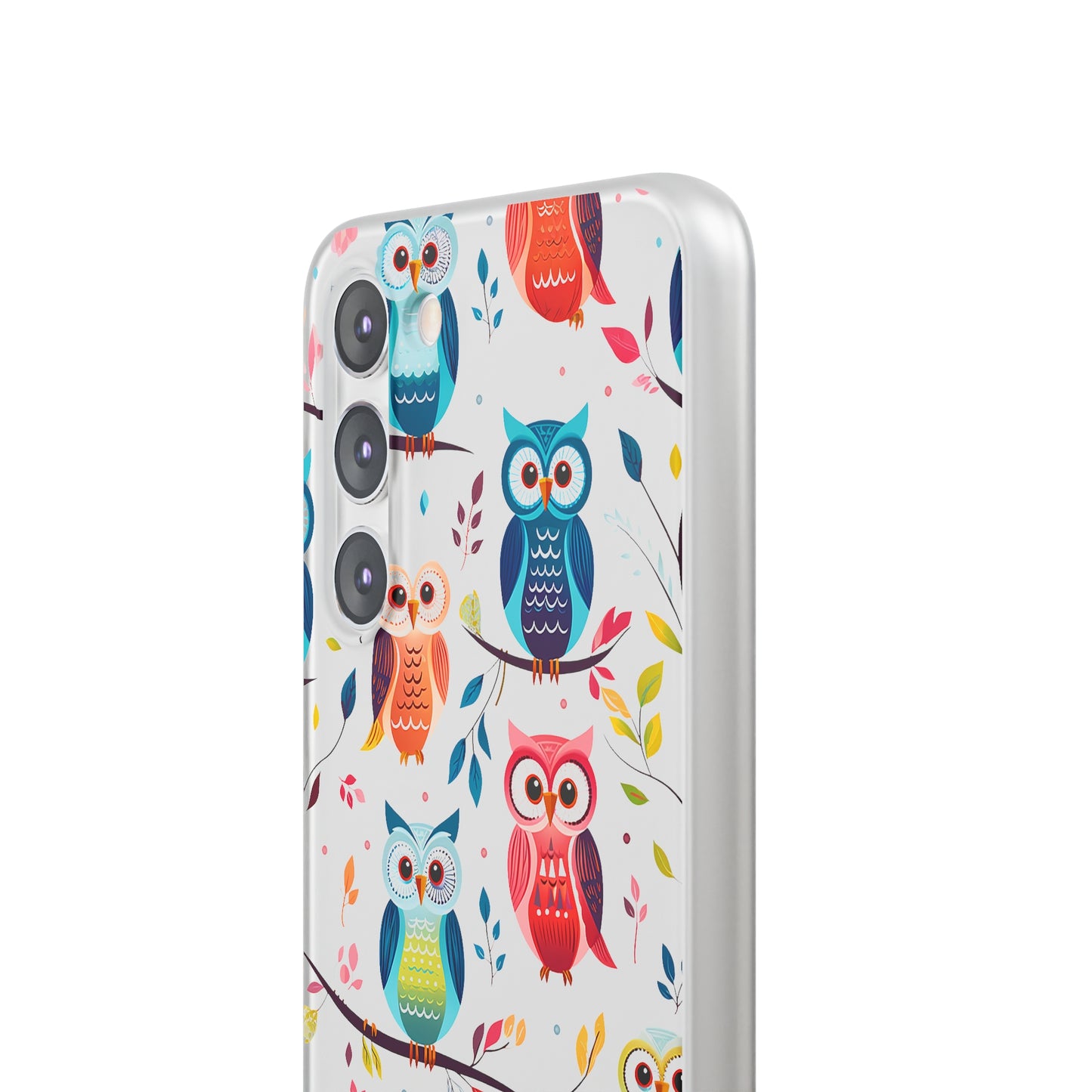 Whimsical Owl Flexi and Transparent Phone Case