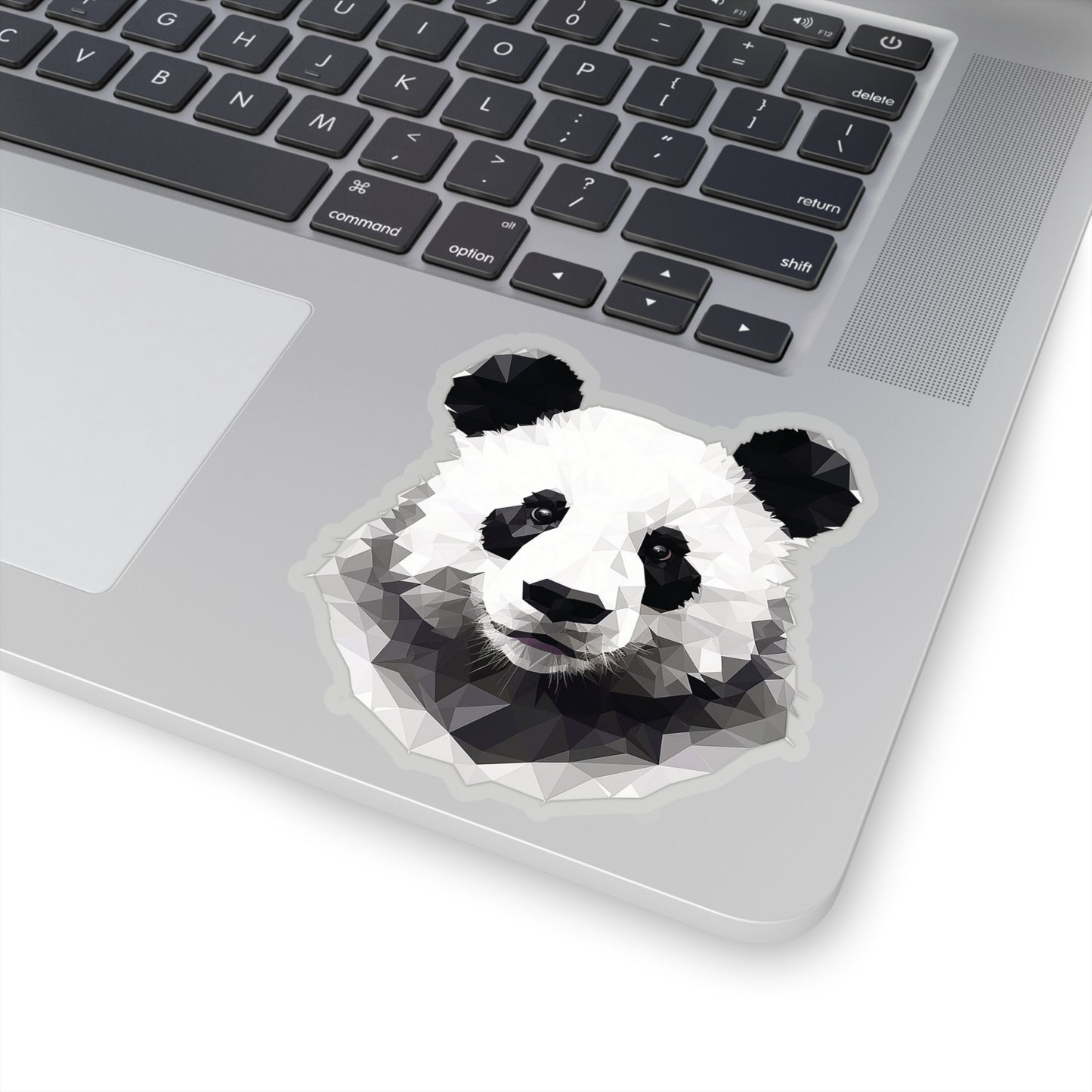 Panda Geometric Sticker - Embrace Playful Charm