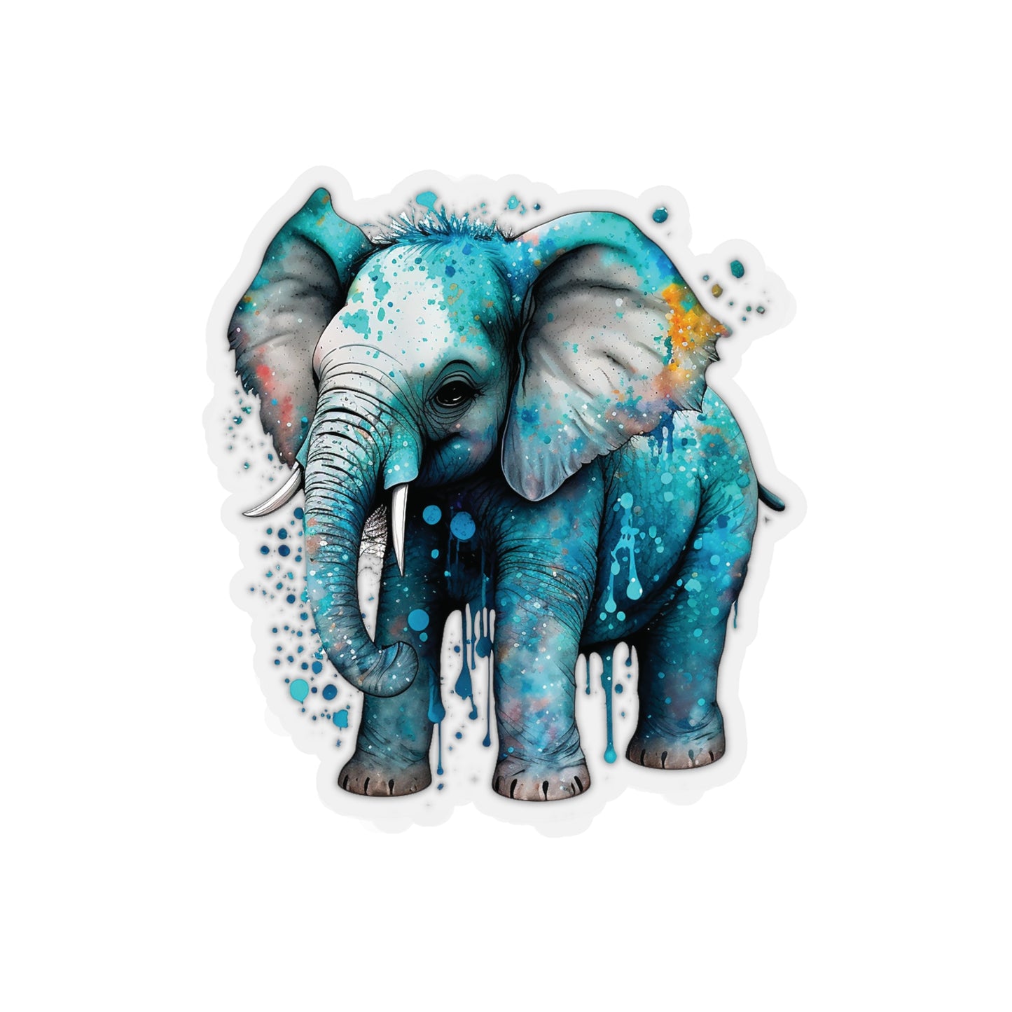 Elephant Sticker - Add Some Adorable and Unique Style to Your Tech