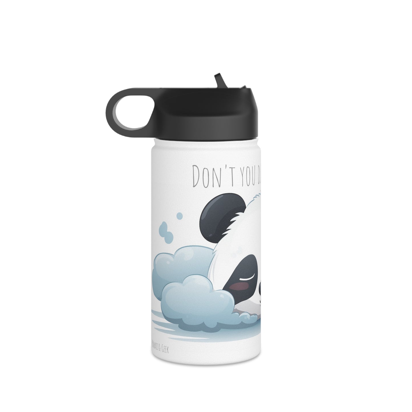 Kawaii Panda's Nap: Stainless Steel Water Bottle