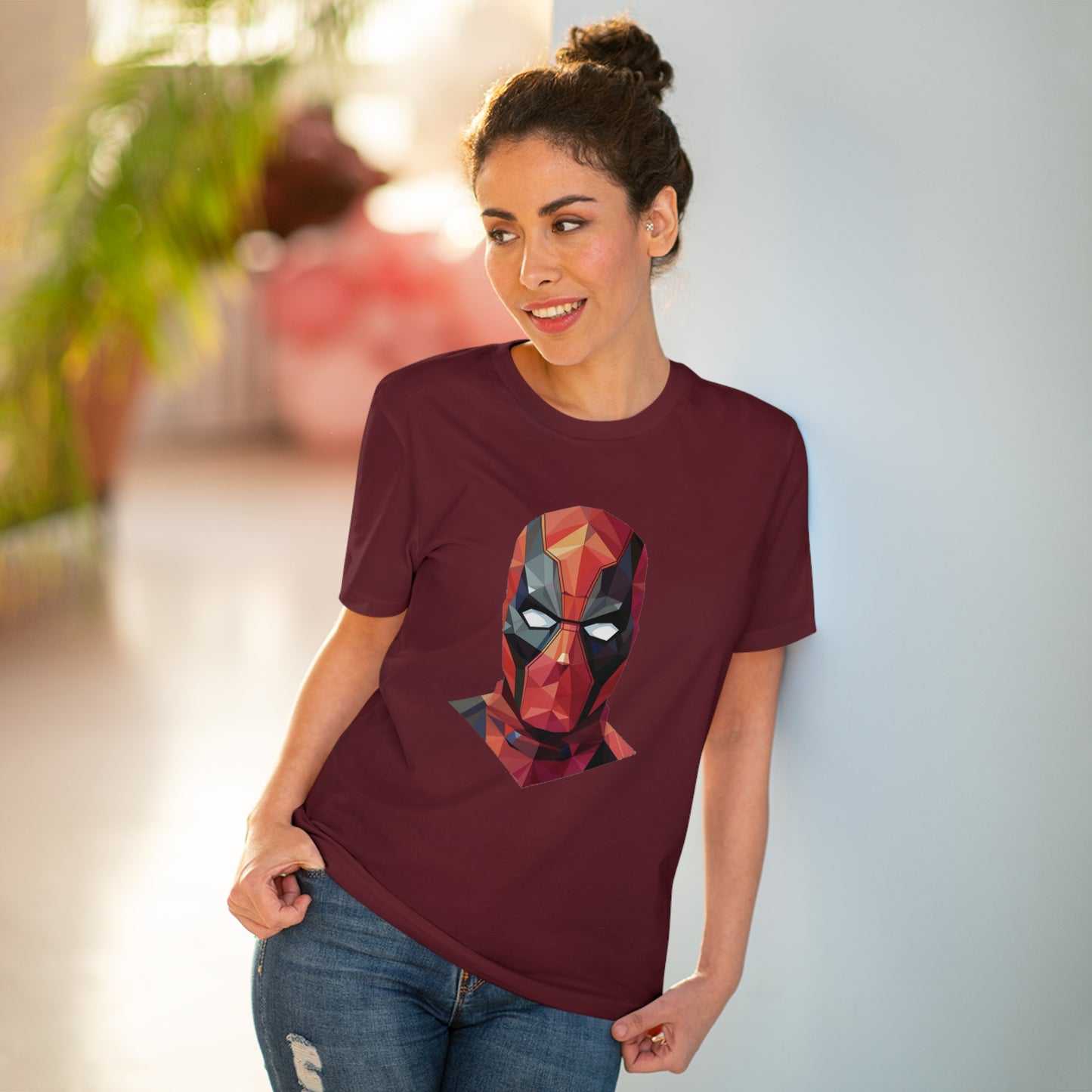 Deadpool Polygonal T-Shirt - Embrace Mercenary Style