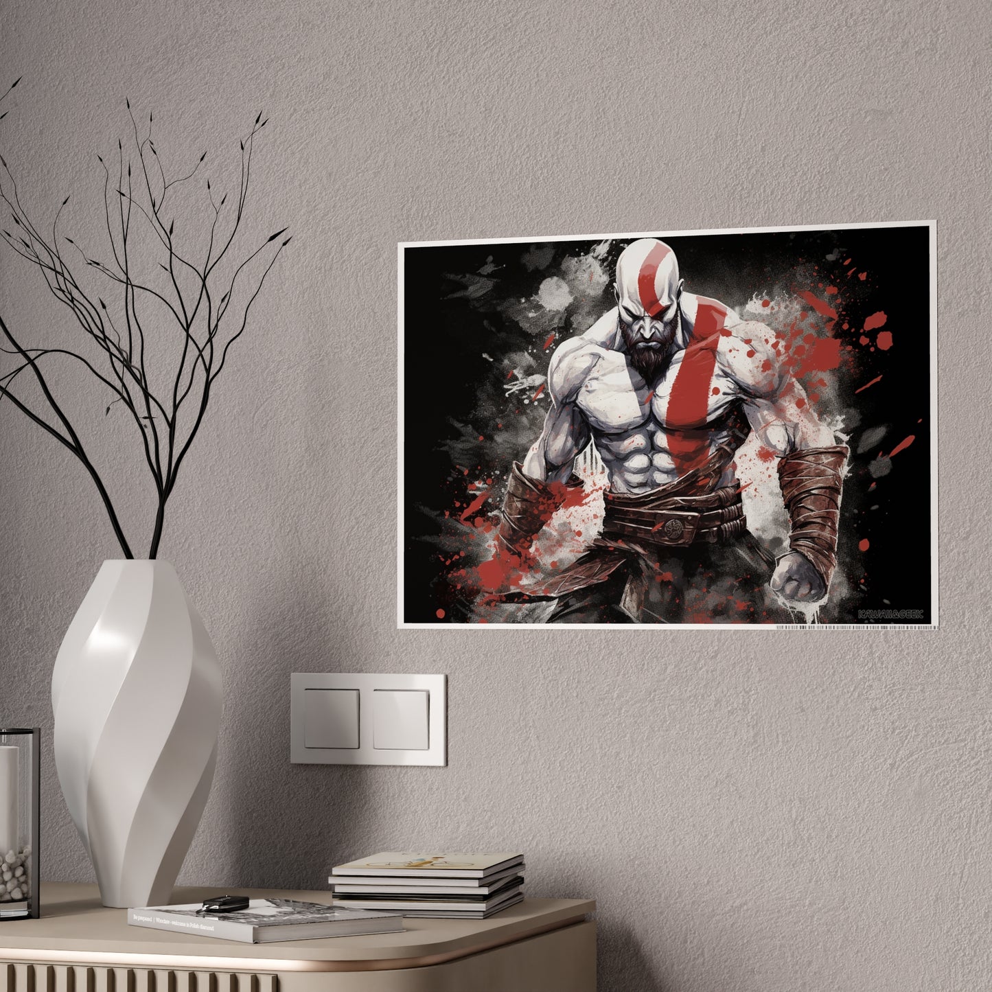 Kratos Poster - Embrace the Power and Artistry of the God of War