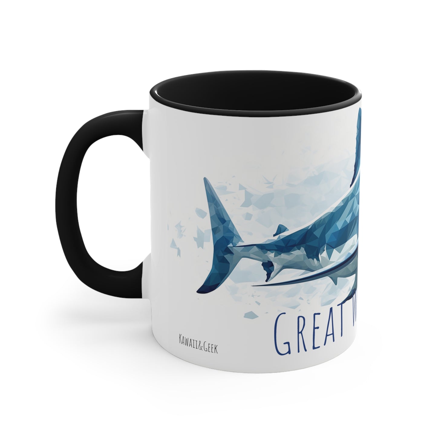 Mighty Great White Shark Coffee or Tea Mug: Dive into a Sea of Refreshment