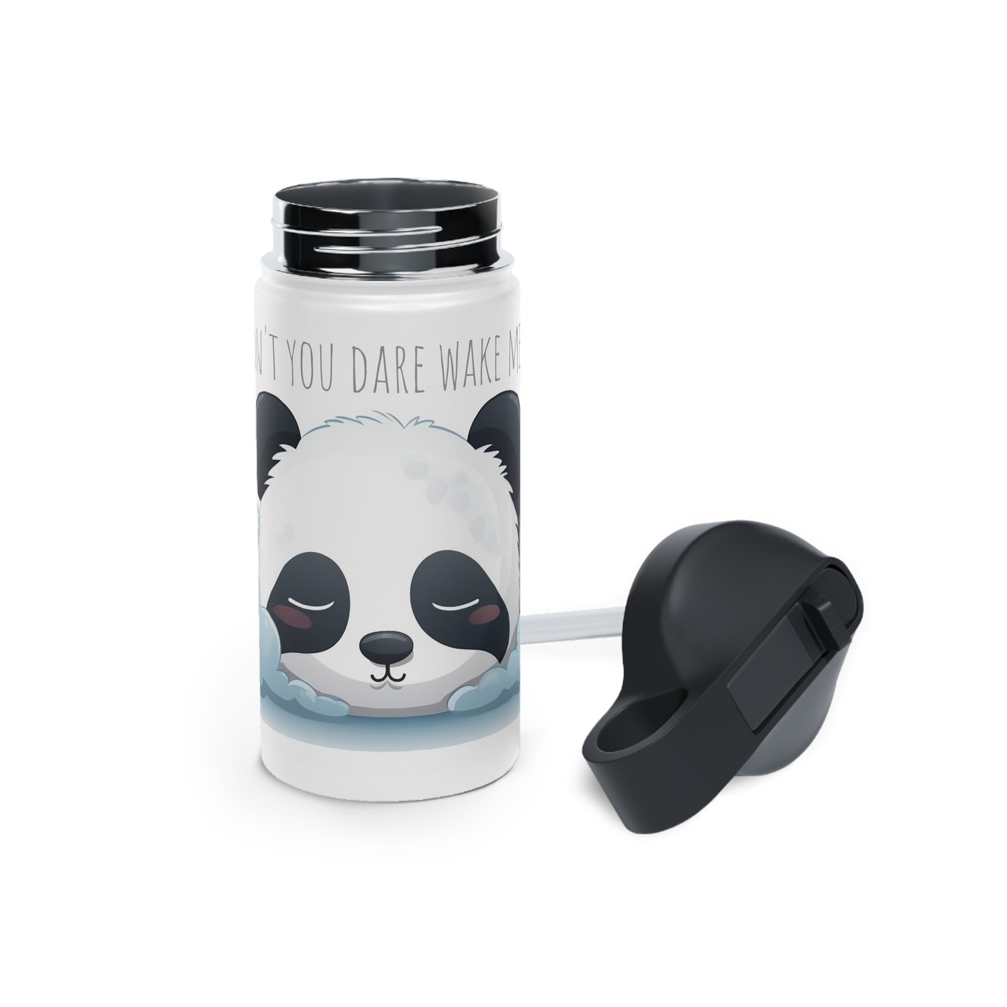 Kawaii Panda's Nap: Stainless Steel Water Bottle