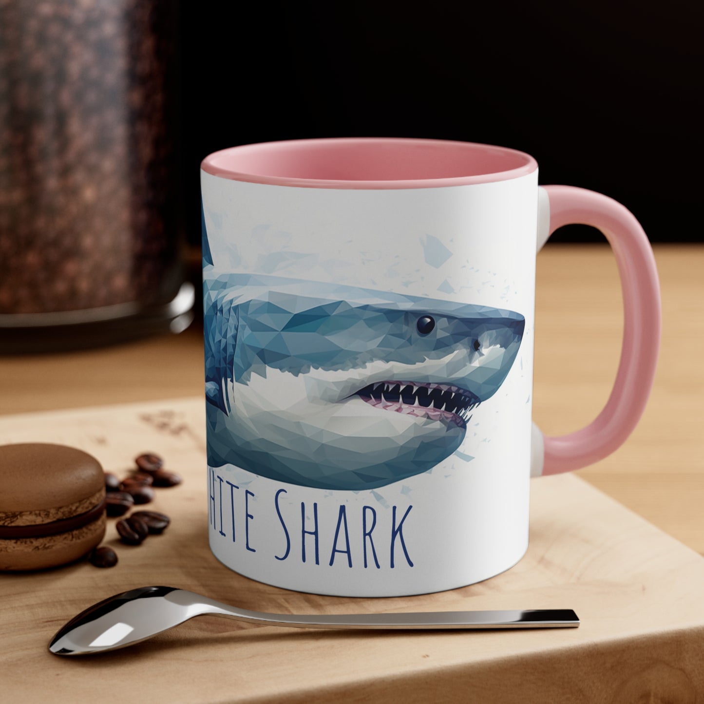 Mighty Great White Shark Coffee or Tea Mug: Dive into a Sea of Refreshment
