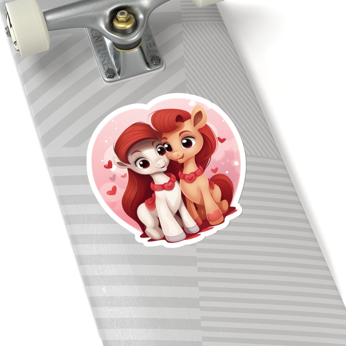 Valentine's Pony Couple Sticker