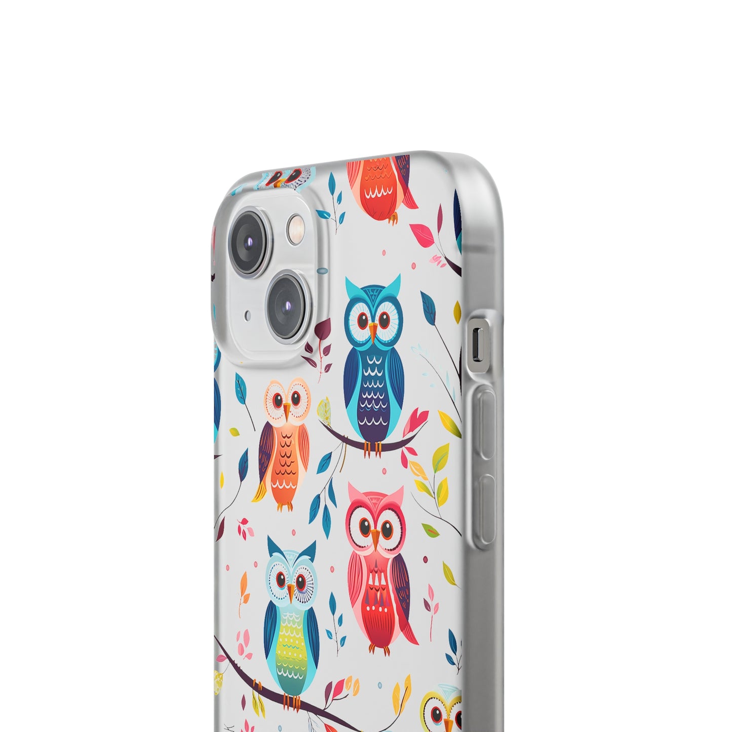 Whimsical Owl Flexi and Transparent Phone Case