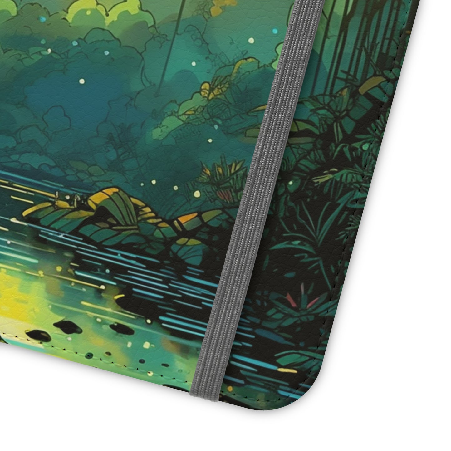 Rainforest at Sunset Flip Phone Case - Capture the Serenity of Nature on Your Device