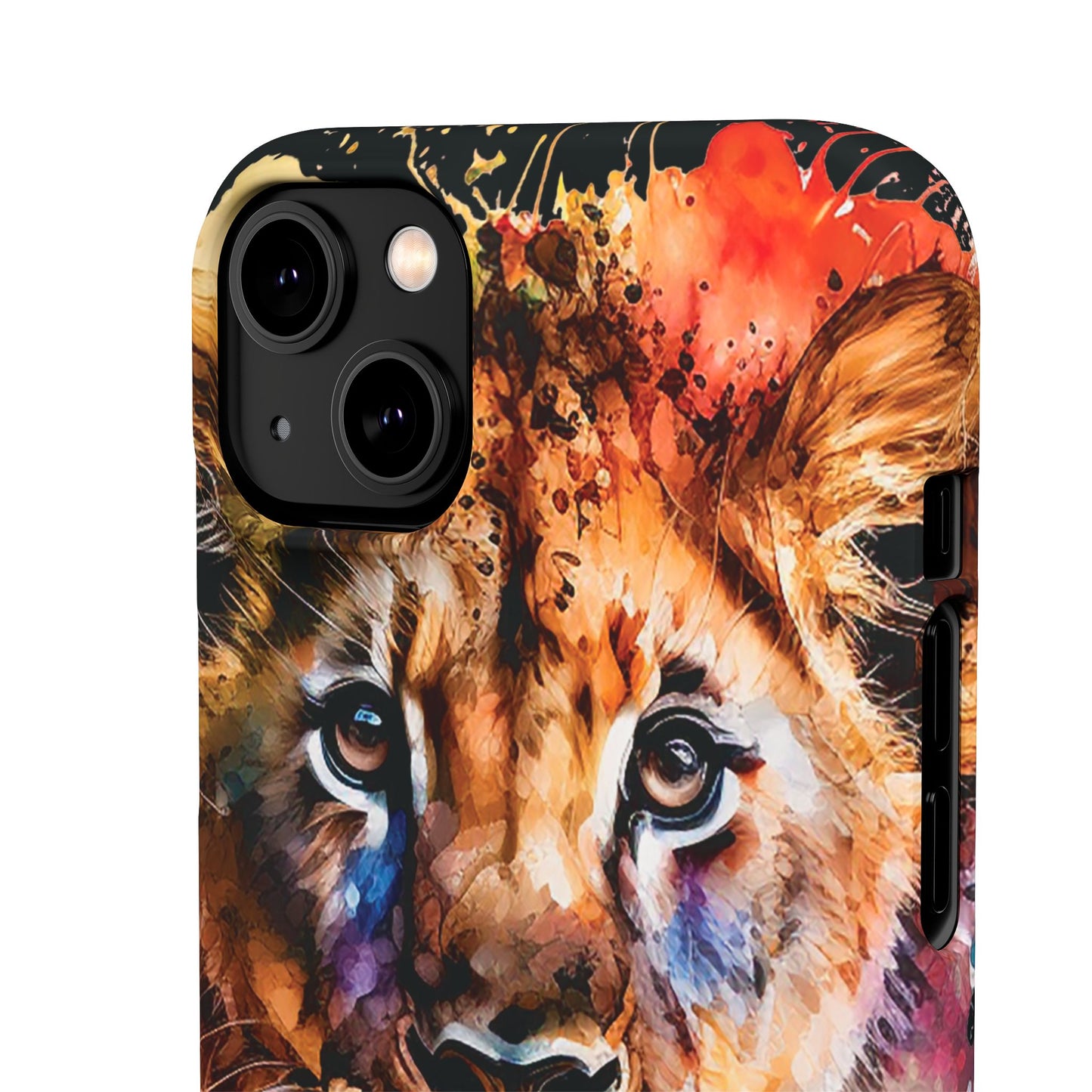Phone Case Watercolor Lion Cub