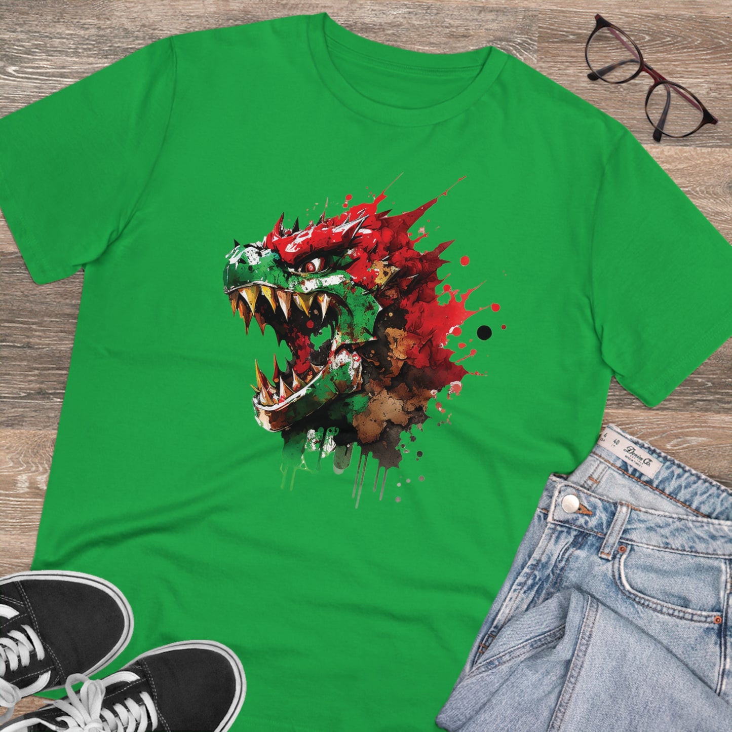B-owser Unisex T-Shirt - Add Some Artistic and Sustainable Style to Your Wardrobe - Mario