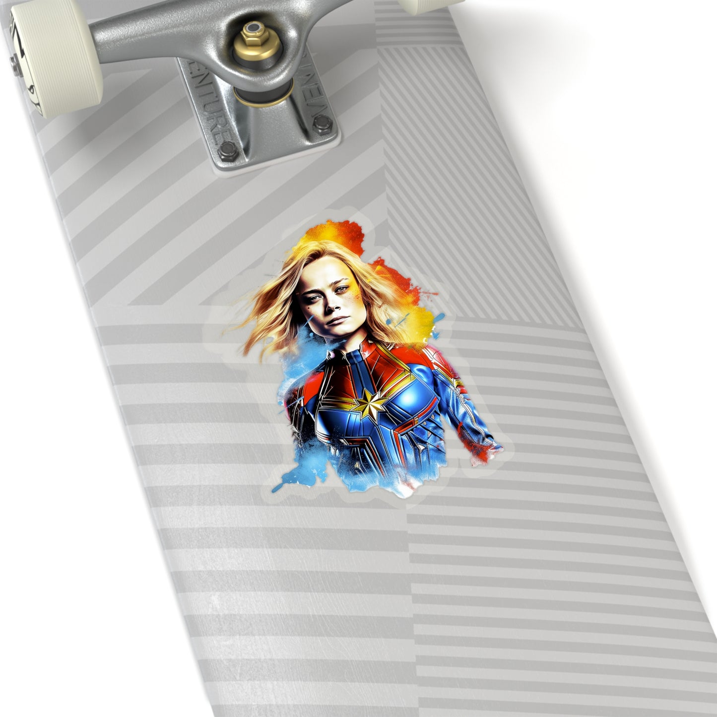 Captain Marvel Sticker - Unleash the Power of Feminine Strength
