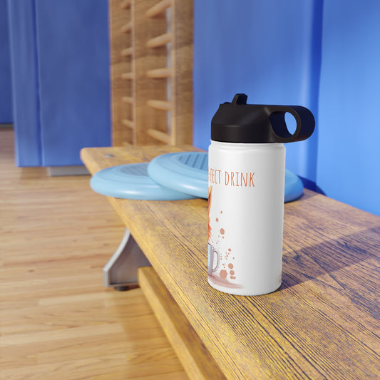 Cute cat Stainless Steel Bottle: Cat & Drink Delight, Purr-fect Morning