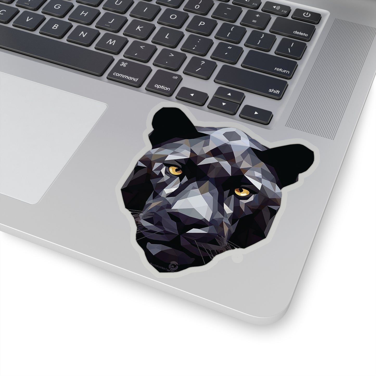 Black Panther Sticker - Grace and Mystery in Geometric Form