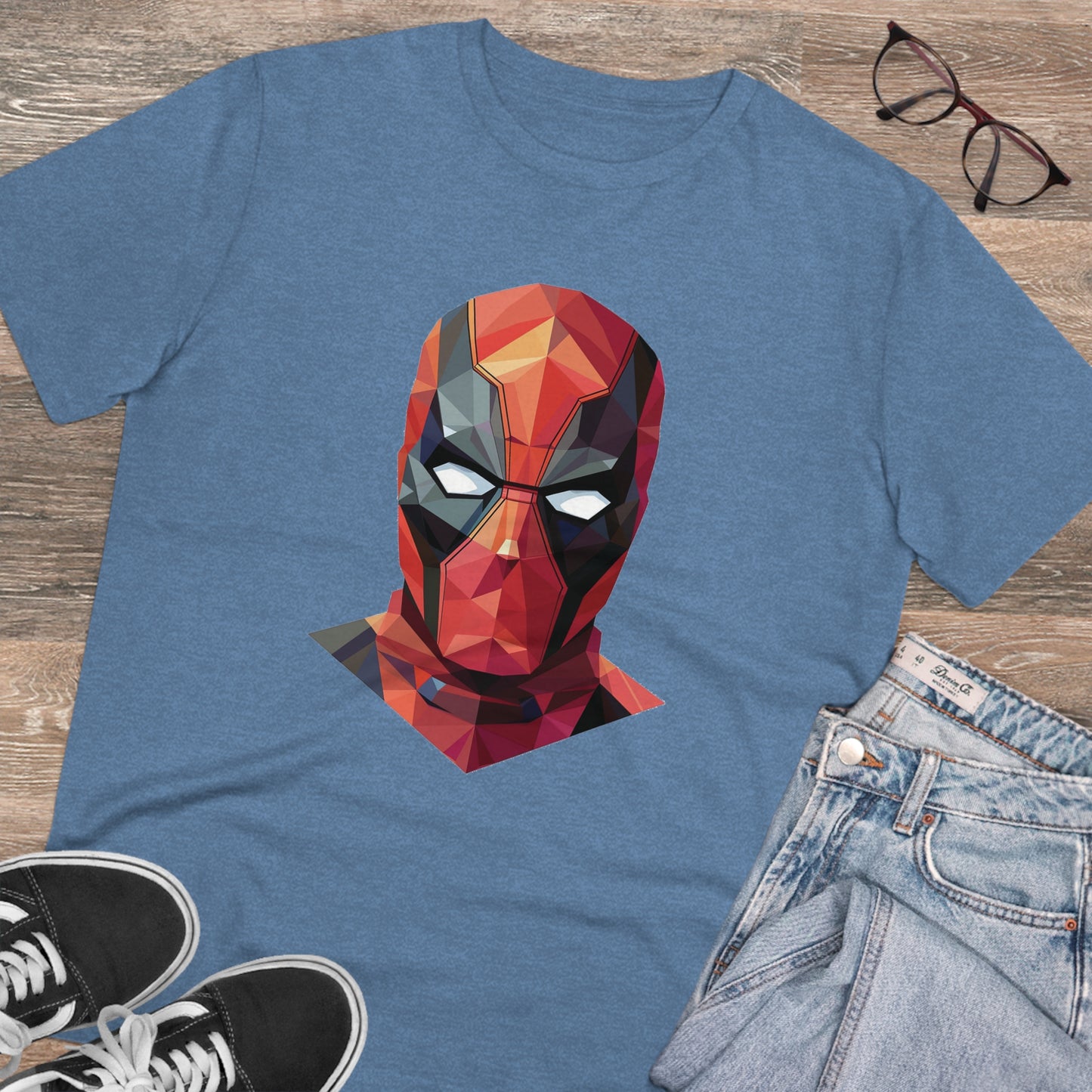 Deadpool Polygonal T-Shirt - Embrace Mercenary Style