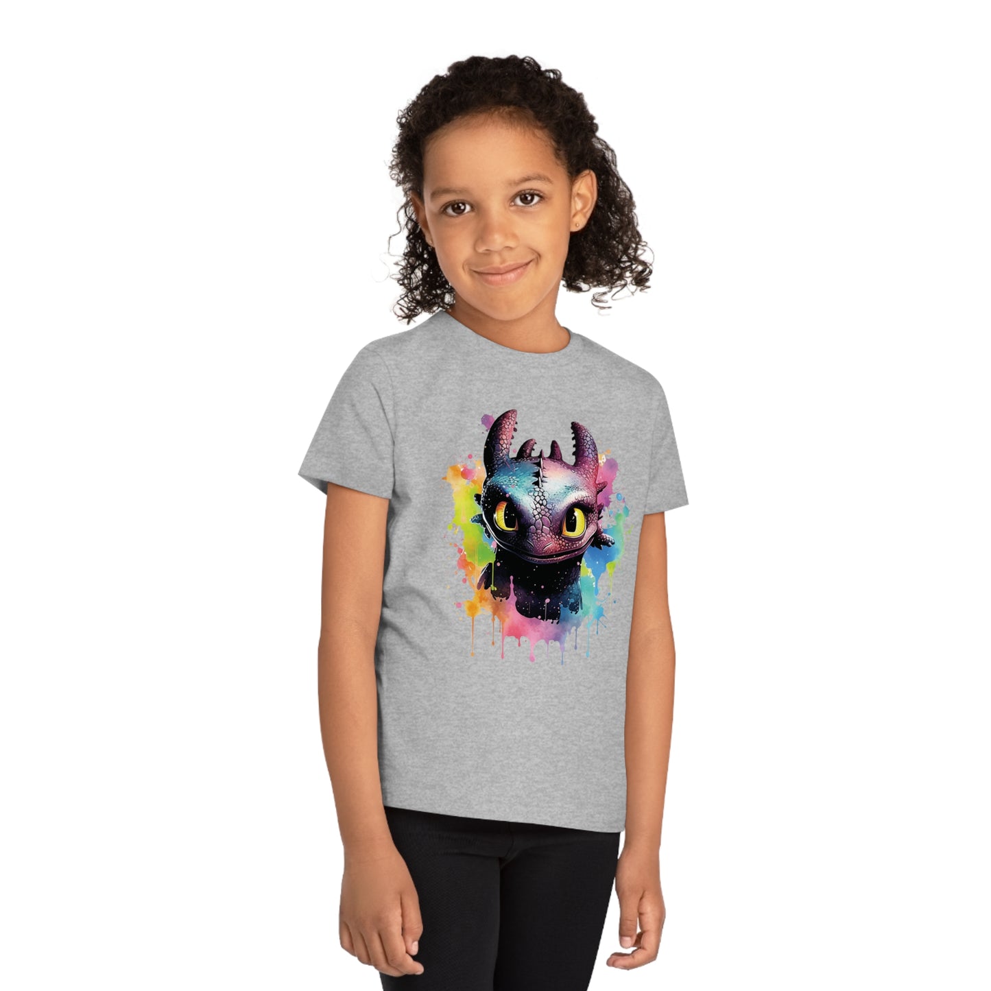Toothless / Krokmou Kids Eco-Friendly T-Shirt - Unleash Imagination with Dragon Magic