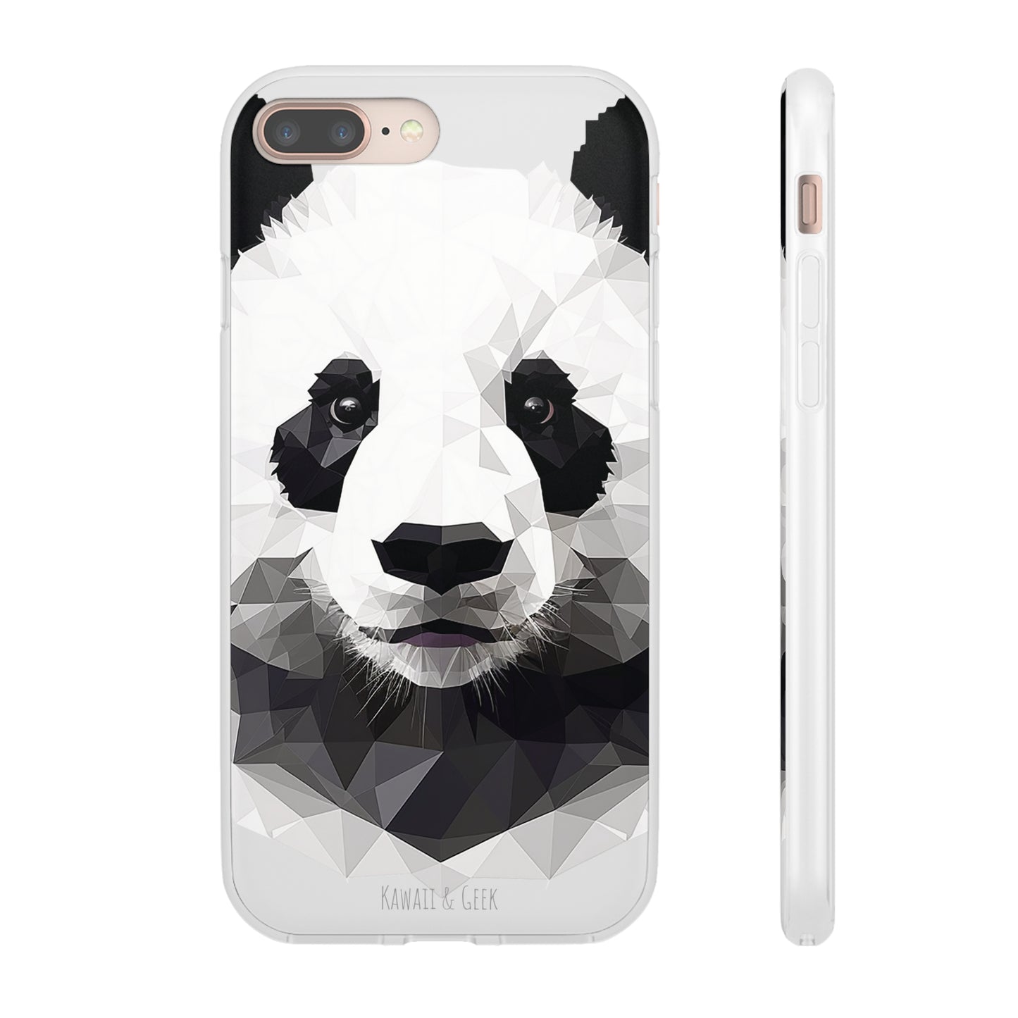 Cute Polygonal Panda Flexi phone Case - Protect Your Phone with Some Unique and Adorable Style