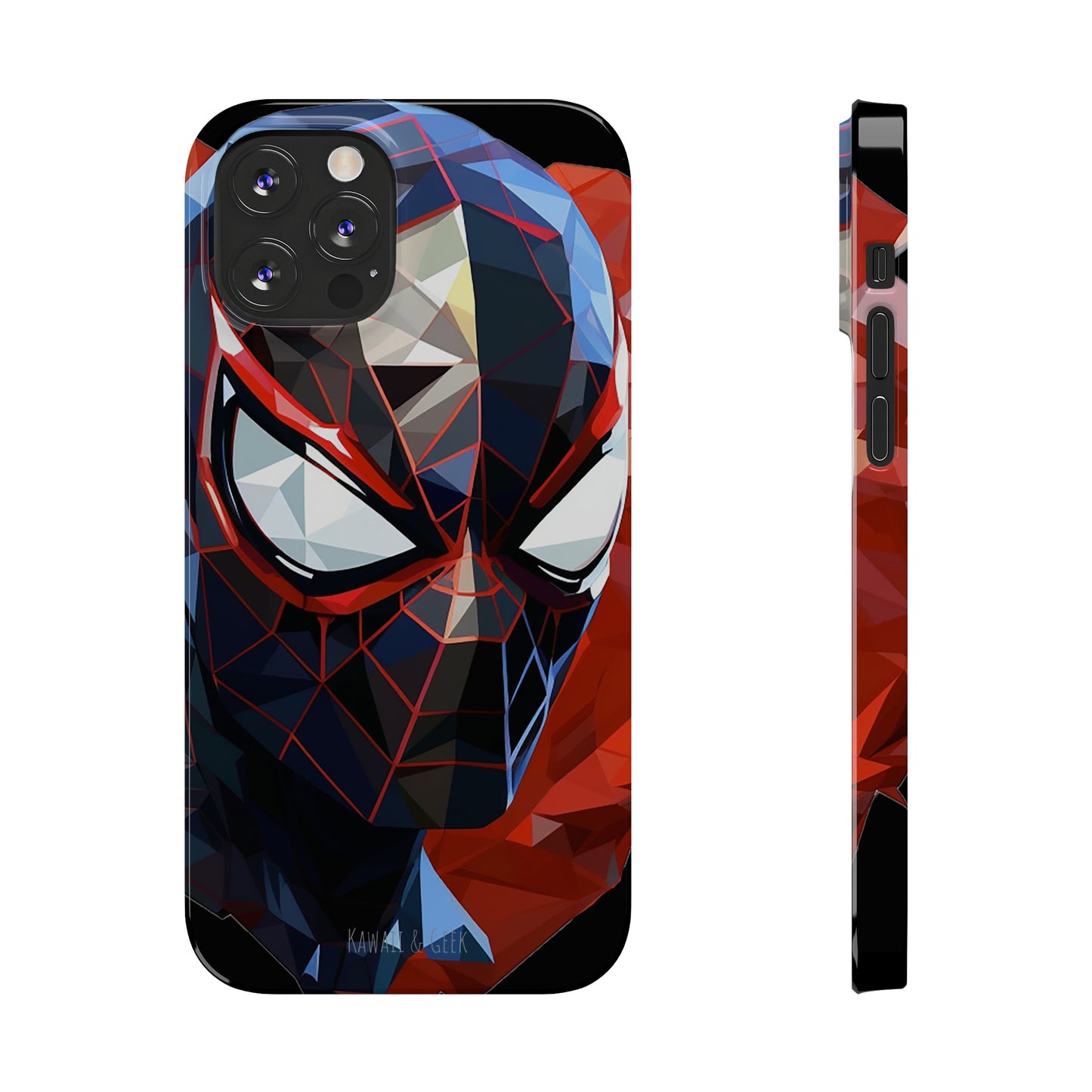 Miles Morales Slim Phone Case iPhone 15 Compatible - Embrace Superhero Style - Spider Man