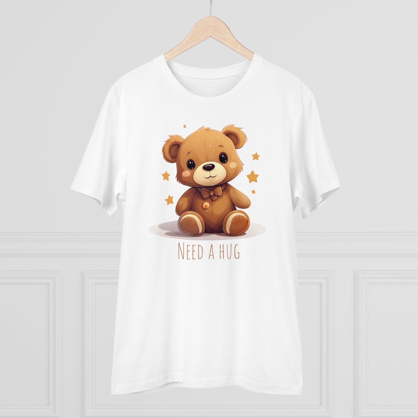 Eco-Friendly "Need a Hug" Teddy Bear Tee