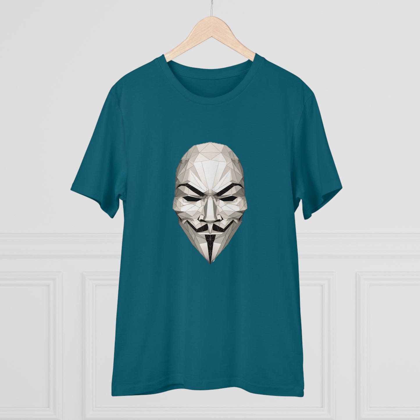 V Mask Polygonal T-Shirt - Embrace Anonymous Resistance