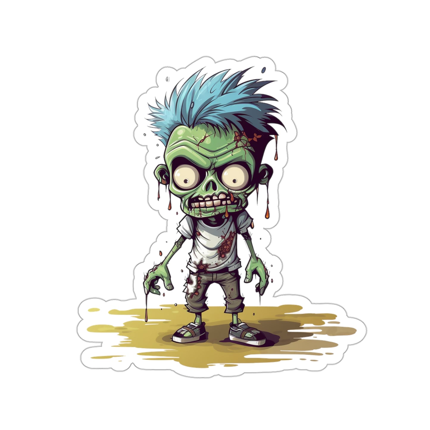 Halloween Special: Zombie Boy Sticker