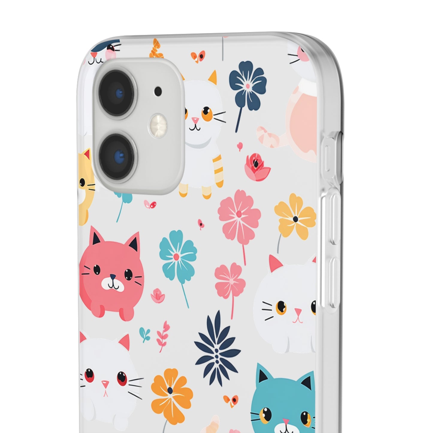 Playful Kittens: Flexi Transparent Phone Case