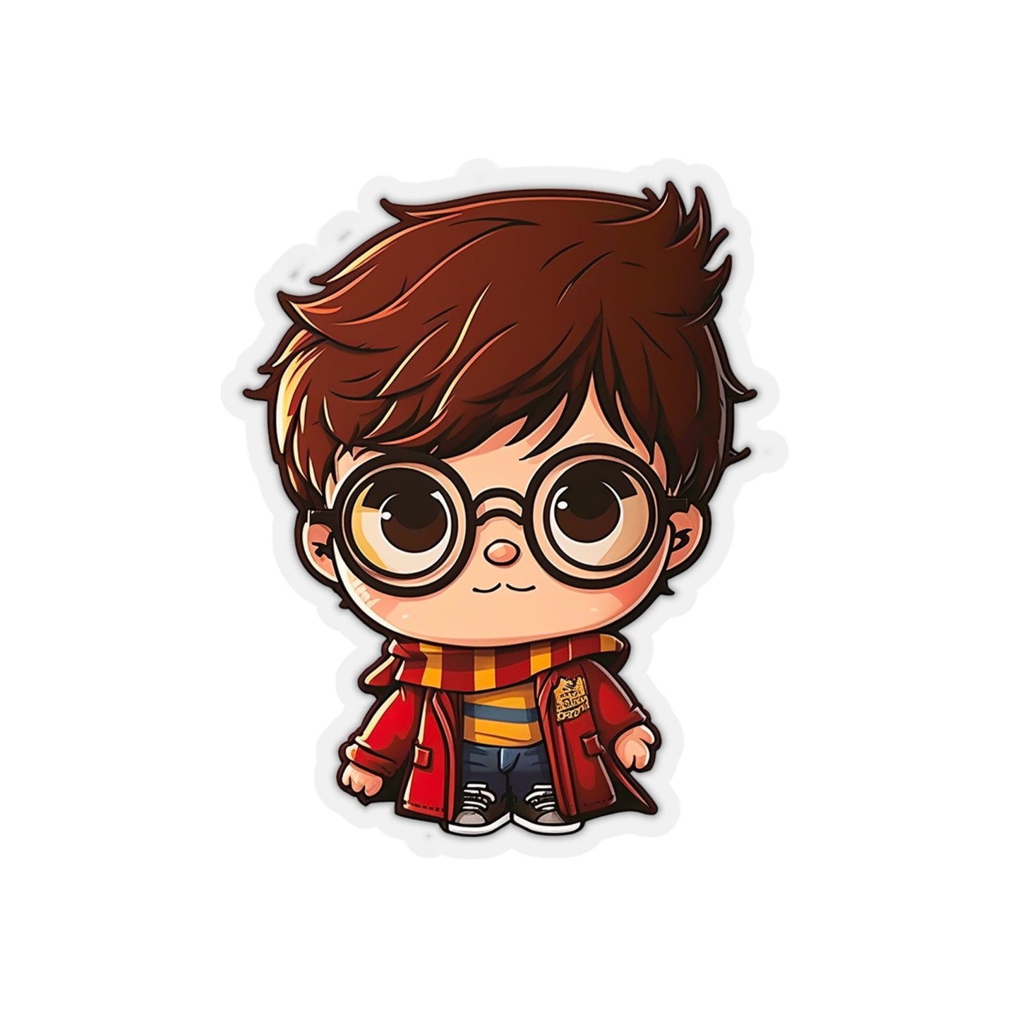 Kawaii Harry Potter Sticker - Add Some Cute and Magical Style to Your Tech