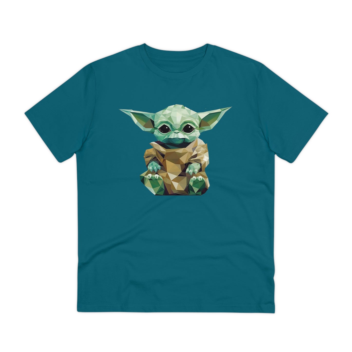 Baby Yoda Grogu Polygonal T-Shirt - Embrace Adorable Force - Star Wars