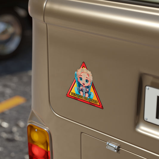Baby on Board Car Sticker with Baby Elsa - Ride Along with Frozen Magic